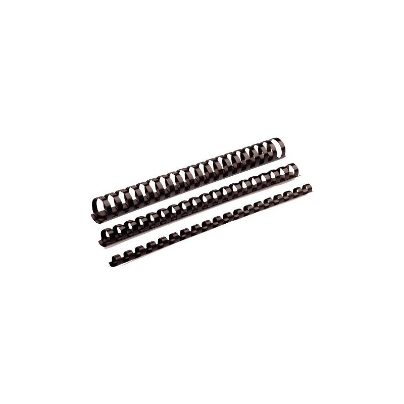 (5330702) FELLOWES CANUTILLO 8MM PLÁSTICO NEGRO PACK 25 UD (5330702) FELLOWES CANUTILLO 8MM PLÁSTICO NEGRO PACK 25 UD