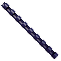 (5345106) FELLOWES CANUTILLO 6MM PLÁSTICO AZUL PACK 100 UD