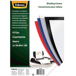 (5376503) FELLOWES TAPAS ENCUADERNACIÓN A4 PP 280 MICRAS TRANSLÚCIDO PACK 100 UD