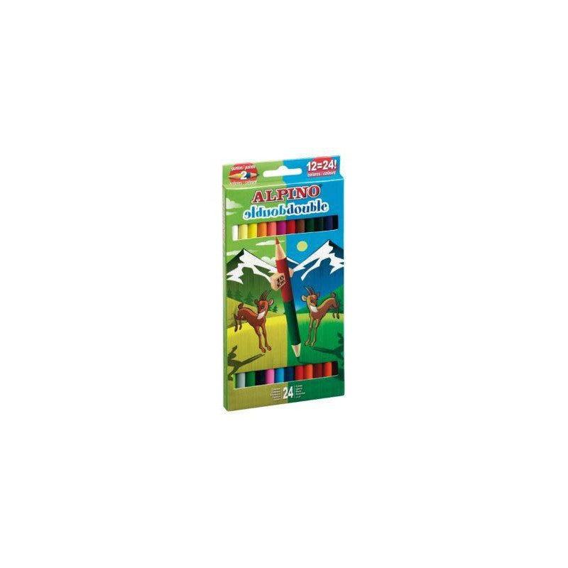 (AL000169) ALPINO LÁPICES DE COLORES DOUBLE 177MM DOBLE PUNTA Y COLOR SURTIDOS ESTUCHE 12 UD (AL000169) ALPINO LÁPICES DE COLORES DOUBLE 177MM DOBLE PUNTA Y COLOR SURTIDOS ESTUCHE 12 UD