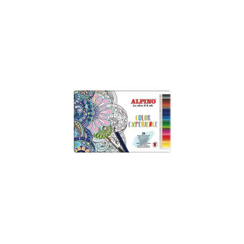 (AL000242) ALPINO LÁPICES DE COLORES EXPERIENCE ACUARELABLES 177MM C/SURTIDOS ESTUCHE METÁLICO 36 UD (AL000242) ALPINO LÁPICES DE COLORES EXPERIENCE ACUARELABLES 177MM C/SURTIDOS ESTUCHE METÁLICO 36 UD