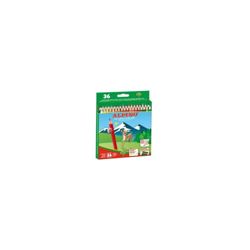 (AL010600) ALPINO LÁPICES DE COLORES 175MM C/SURTIDOS ESTUCHE 36 UD (AL010600) ALPINO LÁPICES DE COLORES 175MM C/SURTIDOS ESTUCHE 36 UD