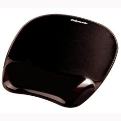 (9112101) FELLOWES ALFOMBRILLA CON REPOSAMUÑECAS GEL NEGRO