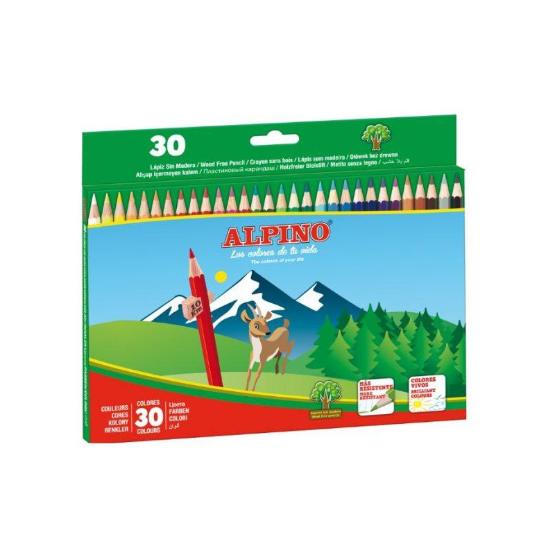 (AL010659) ALPINO LÁPICES DE COLORES 175MM C/SURTIDOS ESTUCHE 30 UD (AL010659) ALPINO LÁPICES DE COLORES 175MM C/SURTIDOS ESTUCHE 30 UD