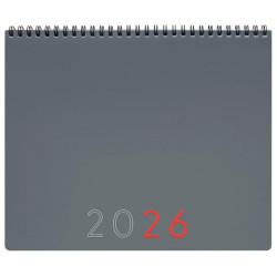 (625505026) FINOCAM PLANIFICADOR AGENDA + NOTAS 250X200MM MES VISTA GRIS 2026 INTERNACIONAL