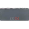 (625545026) FINOCAM PLANIFICADOR AGENDA + NOTAS 290X116MM SEMANA VISTA GRIS 2026 INTERNACIONAL