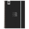 (633086026) FINOCAM AGENDA PARA ESTUDIANTES ESPIRAL E10 - 155X212MM SVH NEGRO 2025-2026