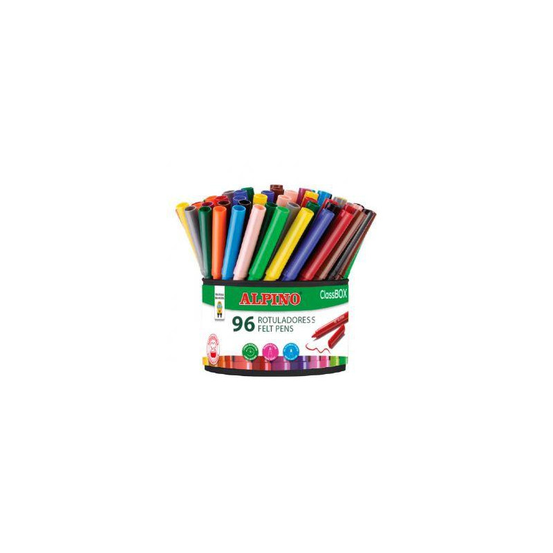 (AR0010096) ALPINO ROTULADORES CLASSBOX FORMATO ESCOLAR BOTE DE 96 C/SURTIDOS (AR0010096) ALPINO ROTULADORES CLASSBOX FORMATO ESCOLAR BOTE DE 96 C/SURTIDOS
