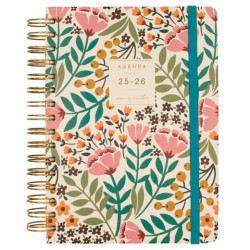 (646020226) FINOCAM AGENDA MONIQUILLA ESPIRAL DOBLE E10 - 155X212MM 1DP TAPA DURA JARDÍN 2025-2026