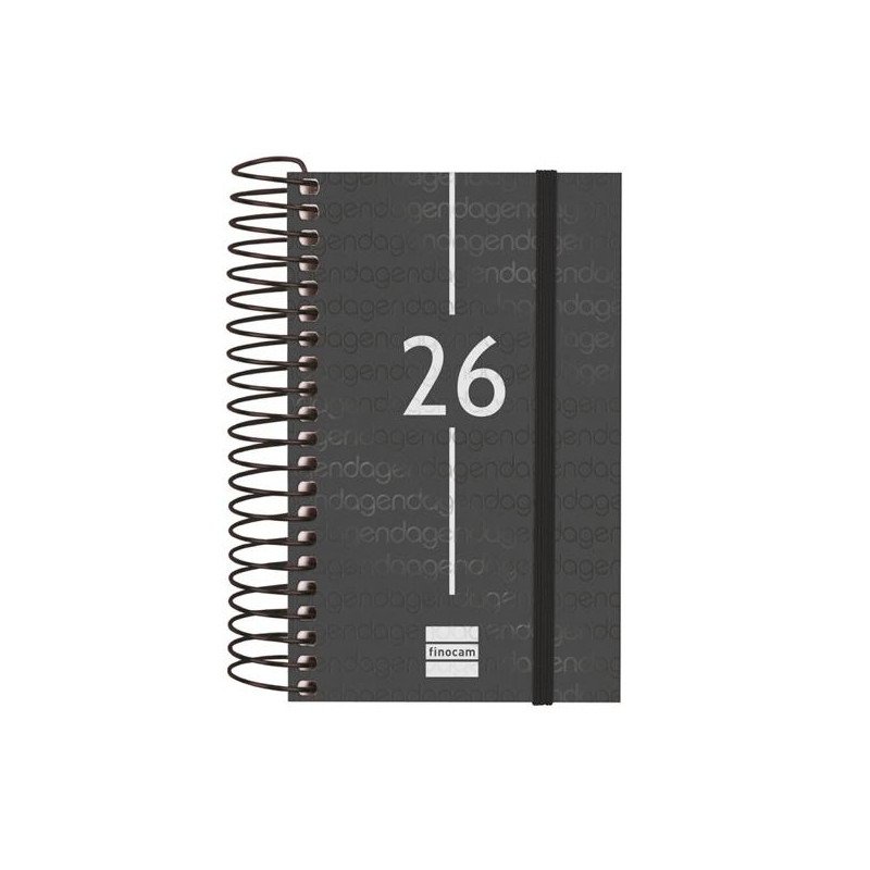 (741086026) FINOCAM AGENDA ESPIRAL YEAR E3-79X127MM 1DP TAPA PP NEGRO 2026 (741086026) FINOCAM AGENDA ESPIRAL YEAR E3-79X127MM 1DP TAPA PP NEGRO 2026