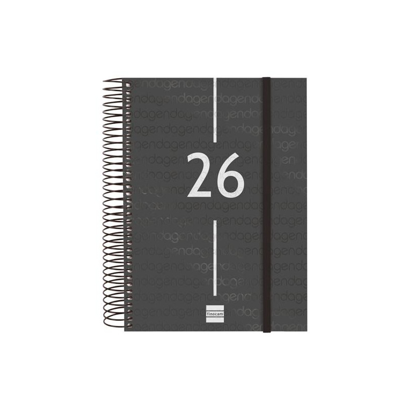 (741106026) FINOCAM AGENDA ESPIRAL YEAR E10-155X212MM 1DP TAPA PP NEGRO 2026 (741106026) FINOCAM AGENDA ESPIRAL YEAR E10-155X212MM 1DP TAPA PP NEGRO 2026