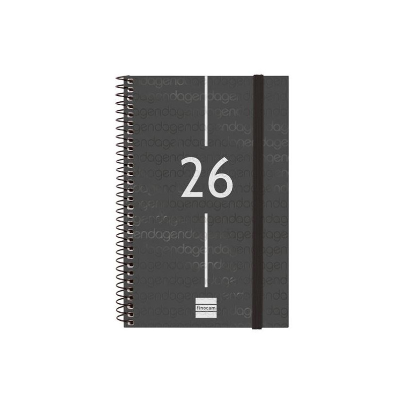 (741446026) FINOCAM AGENDA ESPIRAL YEAR E5-117X181MM SVH TAPA PP NEGRO 2026 (741446026) FINOCAM AGENDA ESPIRAL YEAR E5-117X181MM SVH TAPA PP NEGRO 2026