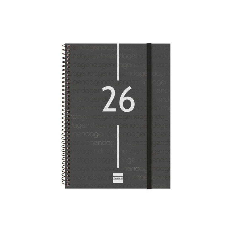 (741456026) FINOCAM AGENDA ESPIRAL YEAR E10-155X212MM SVH TAPA PP NEGRO 2026 (741456026) FINOCAM AGENDA ESPIRAL YEAR E10-155X212MM SVH TAPA PP NEGRO 2026