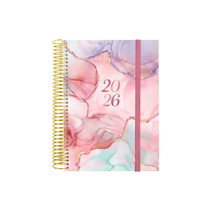 (742312626) FINOCAM AGENDA ESPIRAL DESIGN COLLECTION E10-155X212MM 1DP TAPA PP GOLDY 2026 (742312626) FINOCAM AGENDA ESPIRAL DESIGN COLLECTION E10-155X212MM 1DP TAPA PP GOLDY 2026