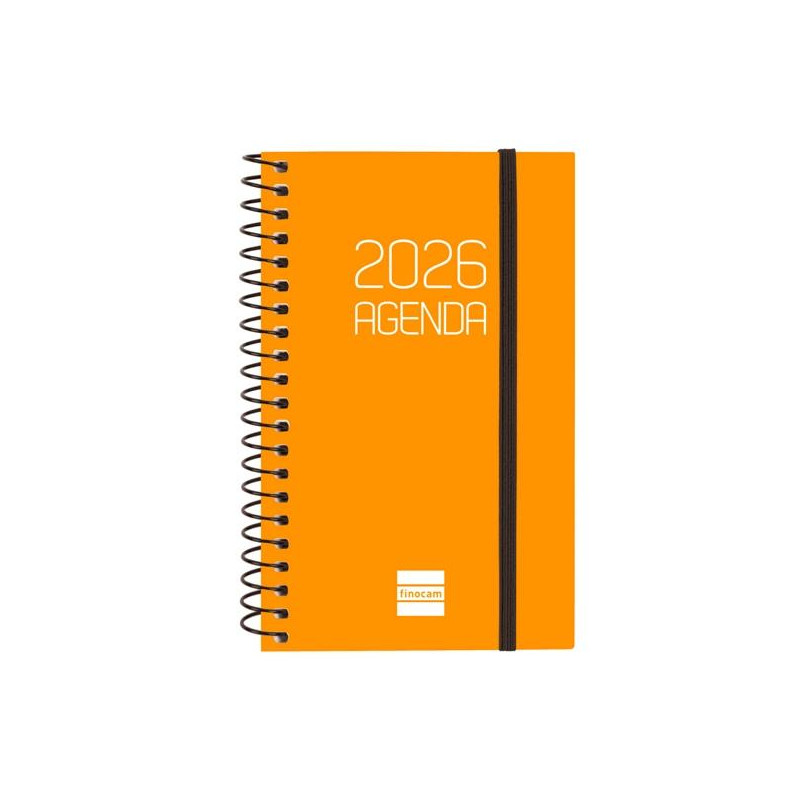 (742712926) FINOCAM AGENDA ESPIRAL OPAQUE E3-79X127MM SVH TAPA PP NARANJA 2026 (742712926) FINOCAM AGENDA ESPIRAL OPAQUE E3-79X127MM SVH TAPA PP NARANJA 2026