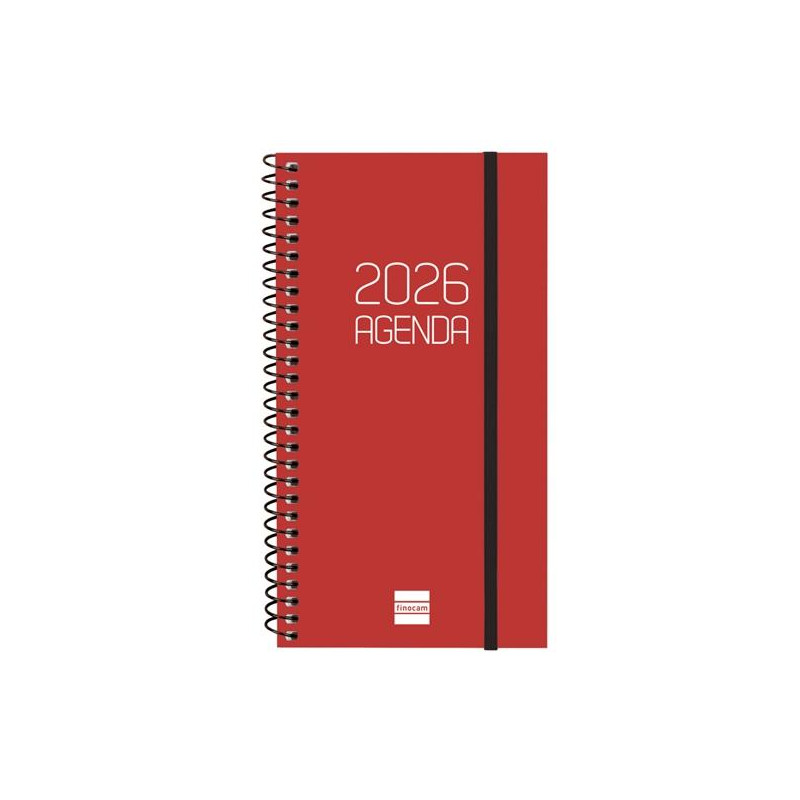 (742737426) FINOCAM AGENDA ESPIRAL OPAQUE E9-94X171MM SVH TAPA PP BURDEOS 2026 (742737426) FINOCAM AGENDA ESPIRAL OPAQUE E9-94X171MM SVH TAPA PP BURDEOS 2026