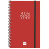 (742757426) FINOCAM AGENDA ESPIRAL OPAQUE E5-117X181MM SVH TAPA PP BURDEOS 2026