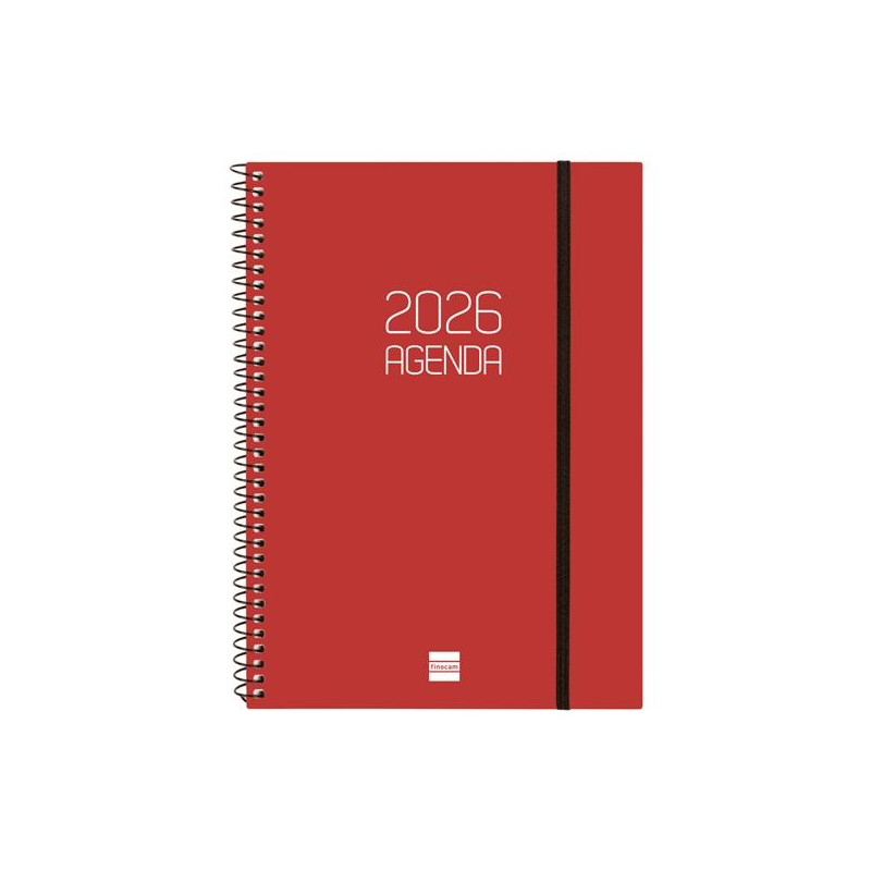 (742767426) FINOCAM AGENDA ESPIRAL OPAQUE E10-155X212MM SVH TAPA PP BURDEOS 2026 (742767426) FINOCAM AGENDA ESPIRAL OPAQUE E10-155X212MM SVH TAPA PP BURDEOS 2026