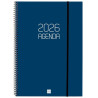 (742851026) FINOCAM AGENDA ESPIRAL OPAQUE E40-210X297MM SVV TAPA PP AZUL 2026