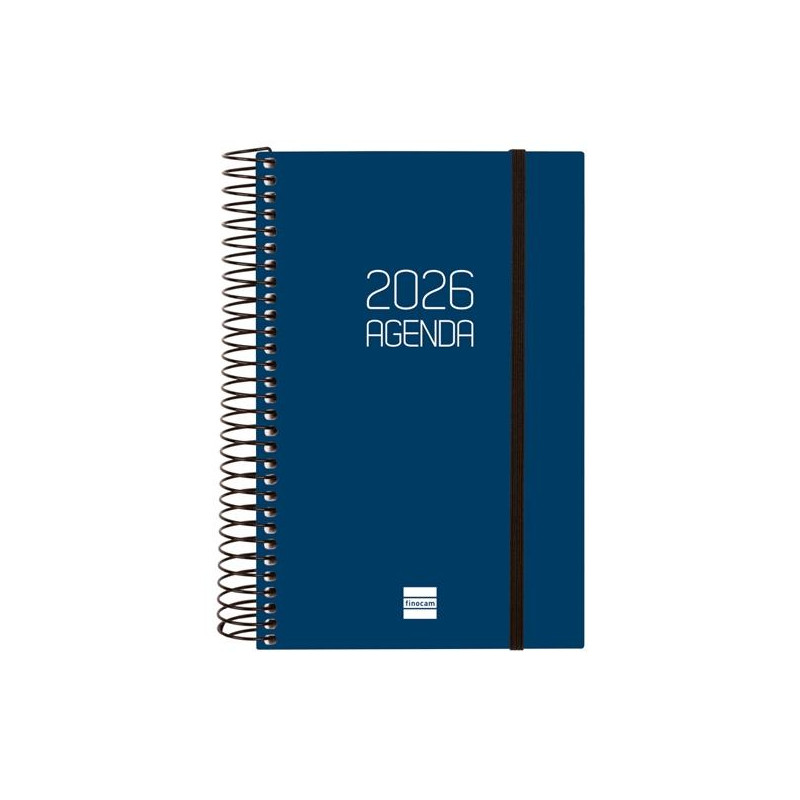 (742901026) FINOCAM AGENDA ESPIRAL OPAQUE E5-117X181MM 1DP TAPA PP AZUL 2026 (742901026) FINOCAM AGENDA ESPIRAL OPAQUE E5-117X181MM 1DP TAPA PP AZUL 2026