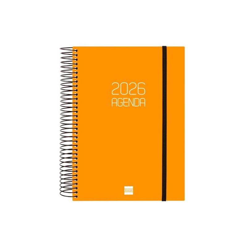 (742912926) FINOCAM AGENDA ESPIRAL OPAQUE E10-155X212MM 1DP TAPA PP NARANJA 2026 (742912926) FINOCAM AGENDA ESPIRAL OPAQUE E10-155X212MM 1DP TAPA PP NARANJA 2026
