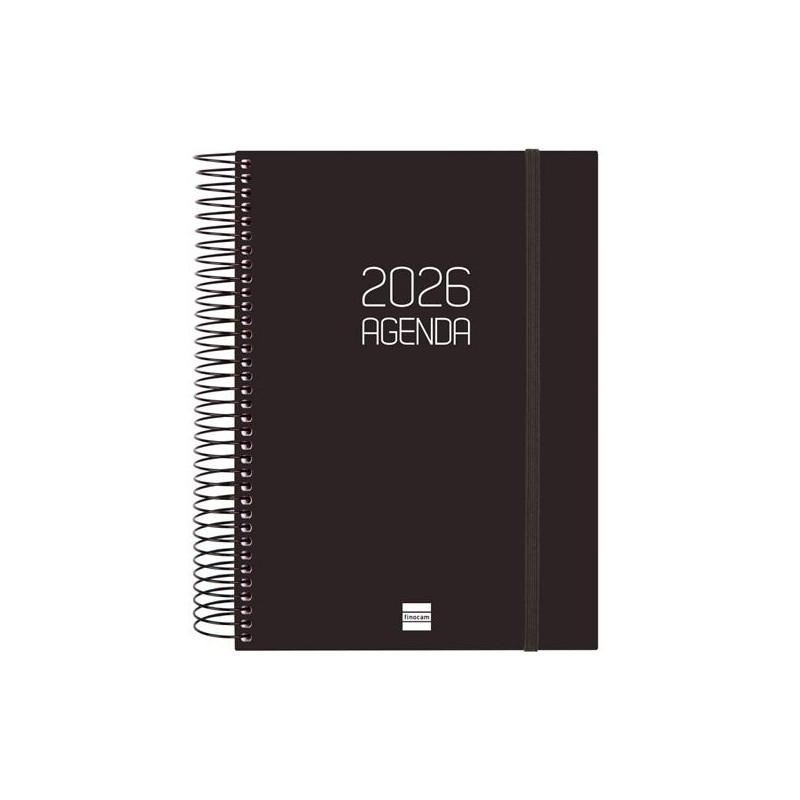 (742916026) FINOCAM AGENDA ESPIRAL OPAQUE E10-155X212MM 1DP TAPA PP NEGRO 2026 (742916026) FINOCAM AGENDA ESPIRAL OPAQUE E10-155X212MM 1DP TAPA PP NEGRO 2026