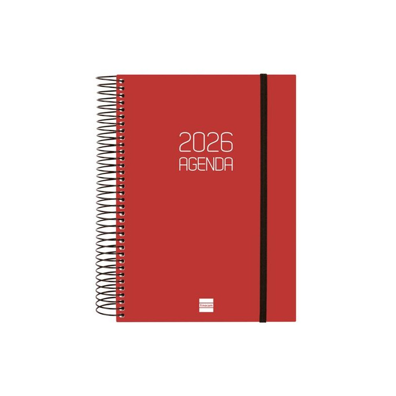 (742917426) FINOCAM AGENDA ESPIRAL OPAQUE E10-155X212MM 1DP TAPA PP BURDEOS 2026 (742917426) FINOCAM AGENDA ESPIRAL OPAQUE E10-155X212MM 1DP TAPA PP BURDEOS 2026