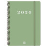 (743502026) FINOCAM AGENDA ESPIRAL MY E10-155X212MM SVH TAPA DURA VERDE 2026