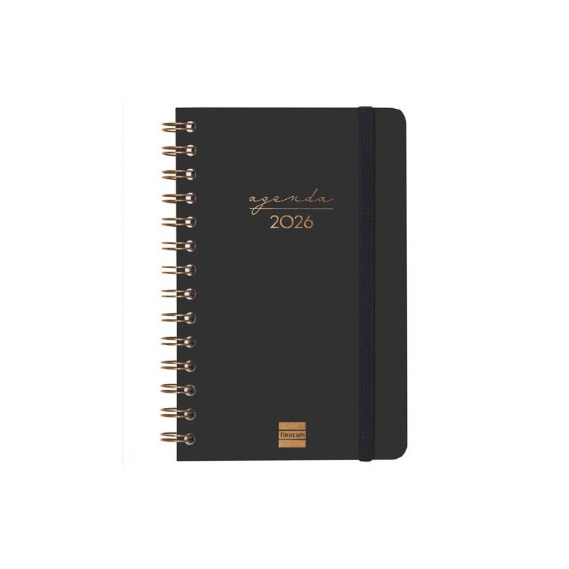 (762000126) FINOCAM AGENDA ESPIRAL ALMA E5-117X181MM SVH TAPA DURA NEGRO 2026 (762000126) FINOCAM AGENDA ESPIRAL ALMA E5-117X181MM SVH TAPA DURA NEGRO 2026
