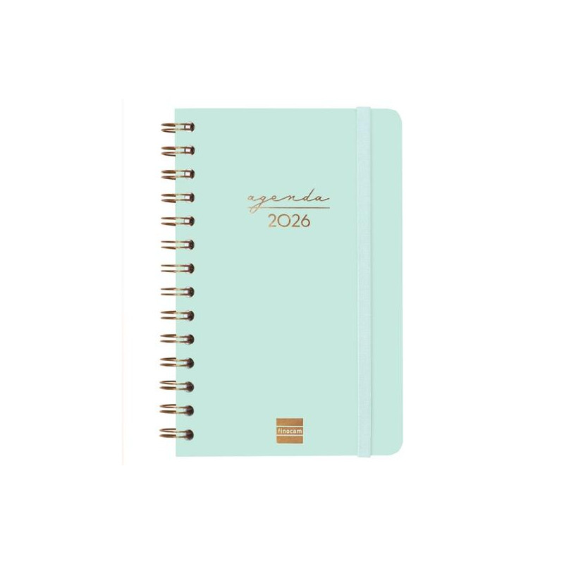 (762000326) FINOCAM AGENDA ESPIRAL ALMA E5-117X181MM SVH TAPA DURA MENTA 2026 (762000326) FINOCAM AGENDA ESPIRAL ALMA E5-117X181MM SVH TAPA DURA MENTA 2026