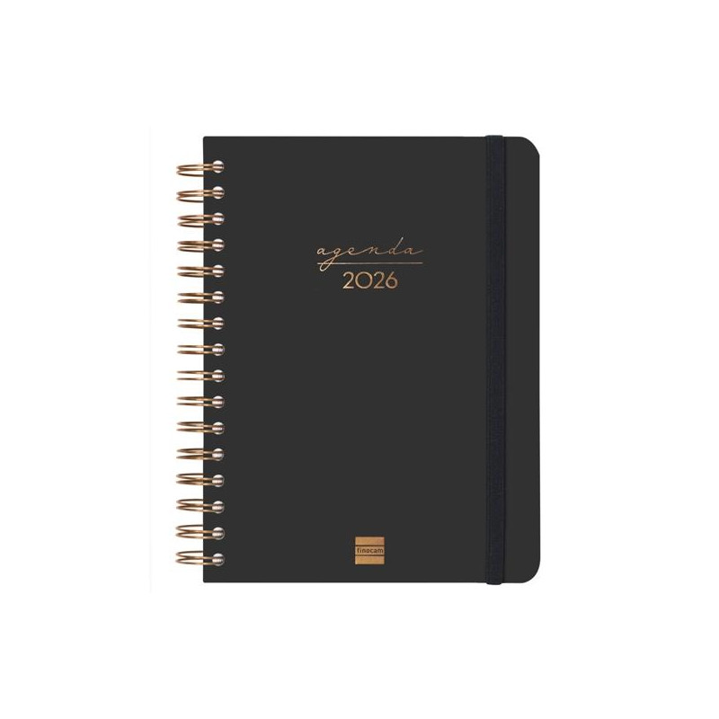 (762040126) FINOCAM AGENDA ESPIRAL ALMA E10-155X212MM 1DP TAPA DURA NEGRO 2026 (762040126) FINOCAM AGENDA ESPIRAL ALMA E10-155X212MM 1DP TAPA DURA NEGRO 2026