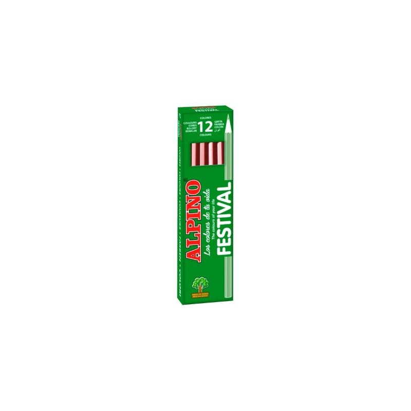 (C0130026) ALPINO LÁPICES DE COLORES FESTIVAL ROSA CARNE CAJA 12 UD (C0130026) ALPINO LÁPICES DE COLORES FESTIVAL ROSA CARNE CAJA 12 UD
