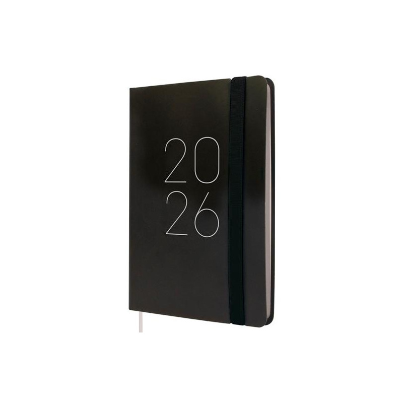 (883326026) FINOCAM AGENDA FLEXI LISA F4-118X168MM SVH TAPA BLANDA NEGRO 2026