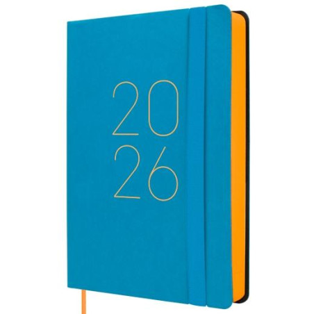 (883381026) FINOCAM AGENDA FLEXI LISA F4-118X168MM 1DP TAPA BLANDA AZUL 2026