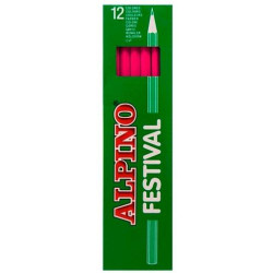 (C0131004) ALPINO LÁPICES DE COLOR FESTIVAL ROSA CAJA 12 UD