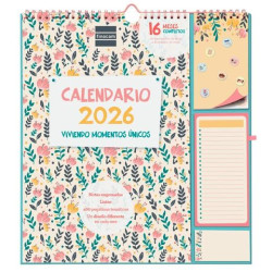 (540220326) FINOCAM CALENDARIO DE PARED PLUS 16 MESES 215X325 MV VITAE 2025-2026