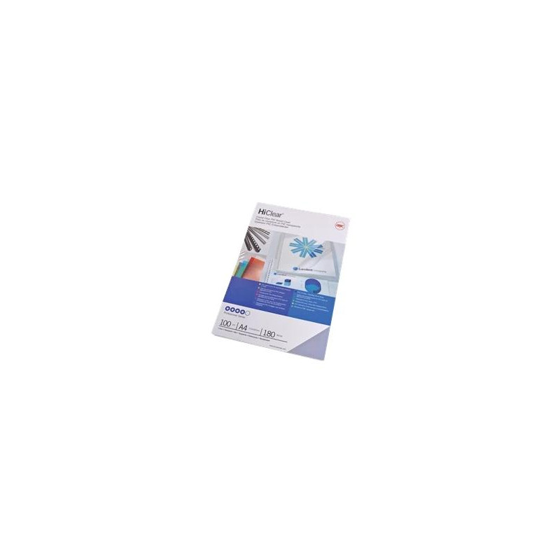 (CE011880E) GBC TAPAS ENCUADERNACIÓN HICLEAR A4 PVC 180 MICRAS CRISTAL TRANSPARENTE PACK 100 UD (CE011880E) GBC TAPAS ENCUADERNACIÓN HICLEAR A4 PVC 180 MICRAS CRISTAL TRANSPARENTE PACK 100 UD