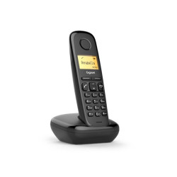 (S30852-H2802-D201) GIGASET TELEFONO INALAMBRICO A170 NEGRO DECT DIGITAL
