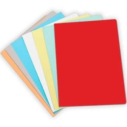(400040507) GIO SUBCARPETA SIMPLE CARTULINA A4 180GR AZUL PASTEL -PACK DE 50U-