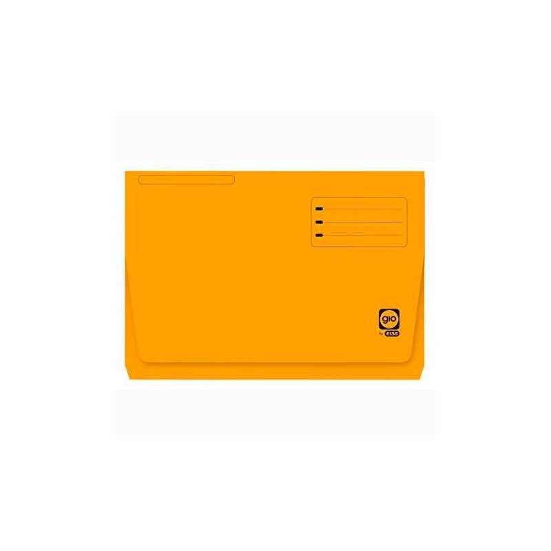 (400040683) GIO SUBCARPETA CON BOLSA Y SOLAPA AMARILLO INTENSO CARTULINA FOLIO 320GR -25U- (400040683) GIO SUBCARPETA CON BOLSA Y SOLAPA AMARILLO INTENSO CARTULINA FOLIO 320GR -25U-
