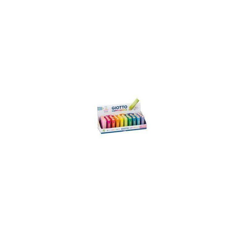 (F233800) GIOTTO HAPPY GOMMA GOMA DE BORRAR LAPIZ DISPLAY -40U- (F233800) GIOTTO HAPPY GOMMA GOMA DE BORRAR LAPIZ DISPLAY -40U-