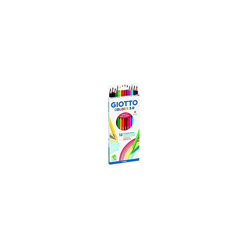 (F276600) GIOTTO LÁPICES DE COLORES COLORS 3.0 SURTIDOS ESTUCHE 12 UD (F276600) GIOTTO LÁPICES DE COLORES COLORS 3.0 SURTIDOS ESTUCHE 12 UD