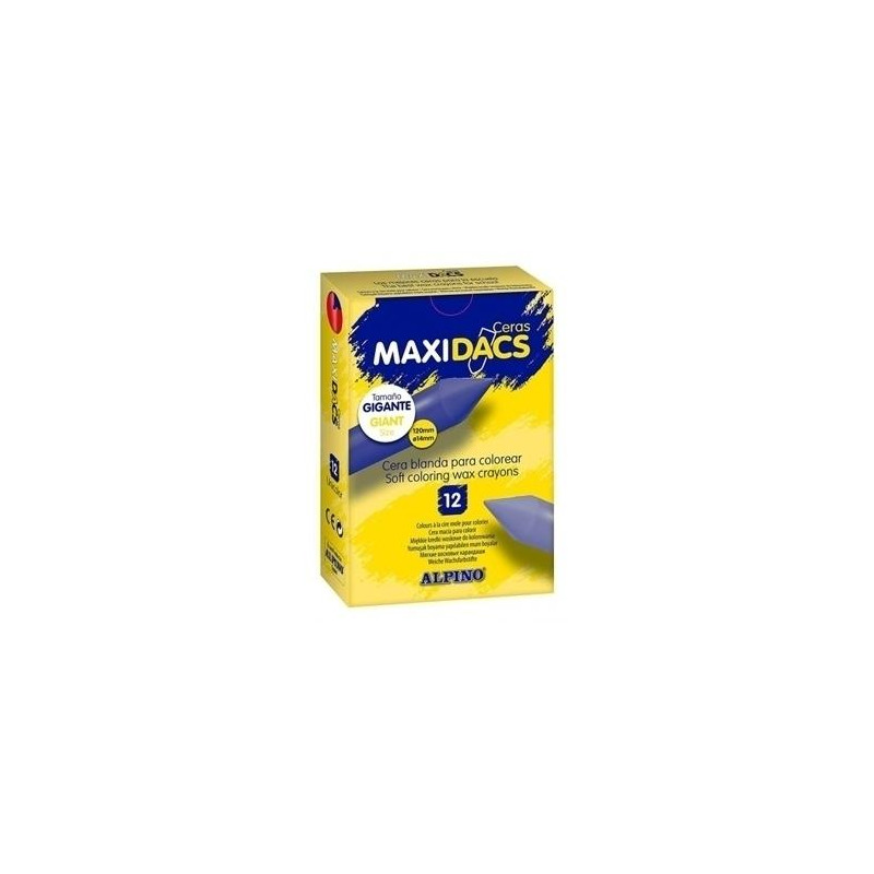 (DX060132) ALPINO CERAS MAXIDACS CAJA DE 12 MARRÓN (DX060132) ALPINO CERAS MAXIDACS CAJA DE 12 MARRÓN