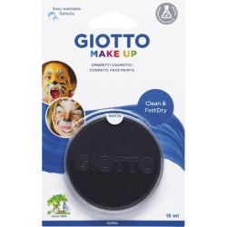 (F474936) GIOTTO PINTURA FACIAL INDIVIDUAL UNISEX PARA NIÑOS 15ML NEGRO -BLISTER-