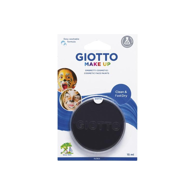 (F474936) GIOTTO PINTURA FACIAL INDIVIDUAL UNISEX PARA NIÑOS 15ML NEGRO -BLISTER- (F474936) GIOTTO PINTURA FACIAL INDIVIDUAL UNISEX PARA NIÑOS 15ML NEGRO -BLISTER-