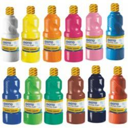 (F535524) GIOTTO TÉMPERA ESCOLAR LAVABLE NEGRO BOTELLA 1000 ML