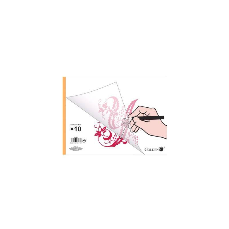 (318047) GOLDEN BLOC PAPEL VEGETAL ENCOLADO 10 HOJAS 70 GR. 31X24CM (318047) GOLDEN BLOC PAPEL VEGETAL ENCOLADO 10 HOJAS 70 GR. 31X24CM