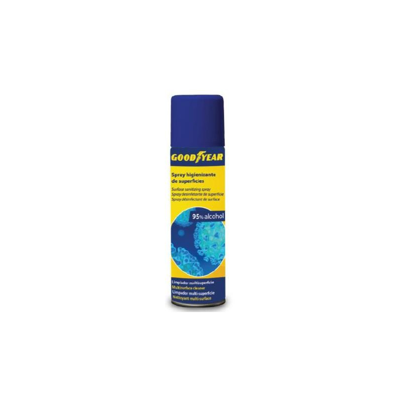 (329019) GOODYEAR SPRAY LIMPIADOR HIGIENIZANTE DE SUPERFICIES ALCOHOLICO 500ML (329019) GOODYEAR SPRAY LIMPIADOR HIGIENIZANTE DE SUPERFICIES ALCOHOLICO 500ML