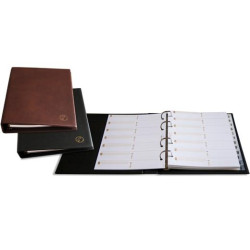 (03741010) GRAFOPLÁS LISTÍN TELEFÓNICO BÁSIC C/ANILLAS MIXTAS 4X25MM PVC NEGRO