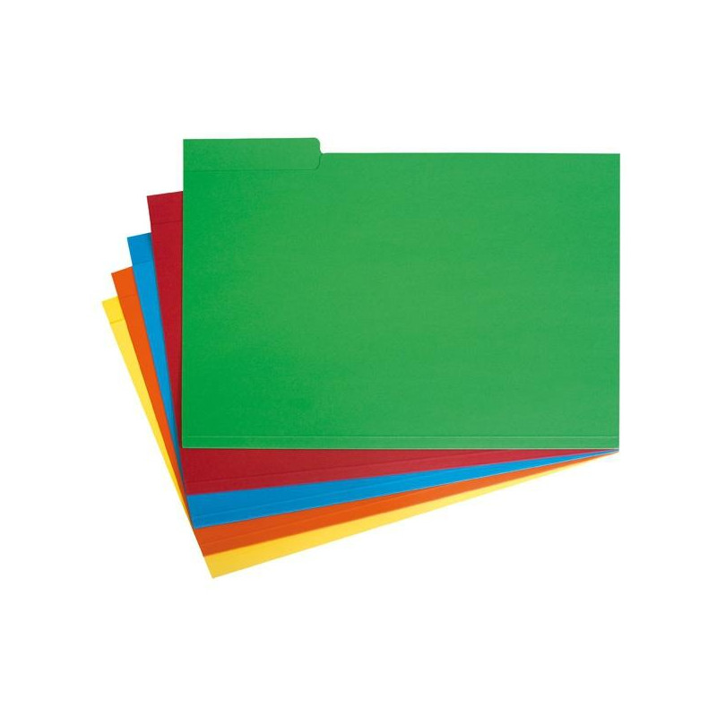 (00031160) GRAFOPLÁS SUBCARPETA CON PESTAÑA LATERAL FOLIO CARTULINA AMARILLO -50U-